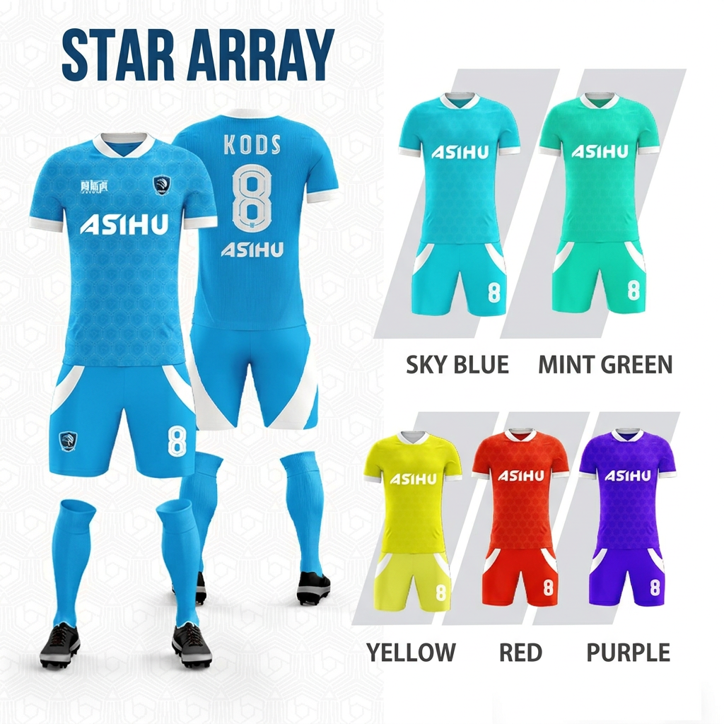 DIY Design Soccer Team Jerseys - Multiple Colors
